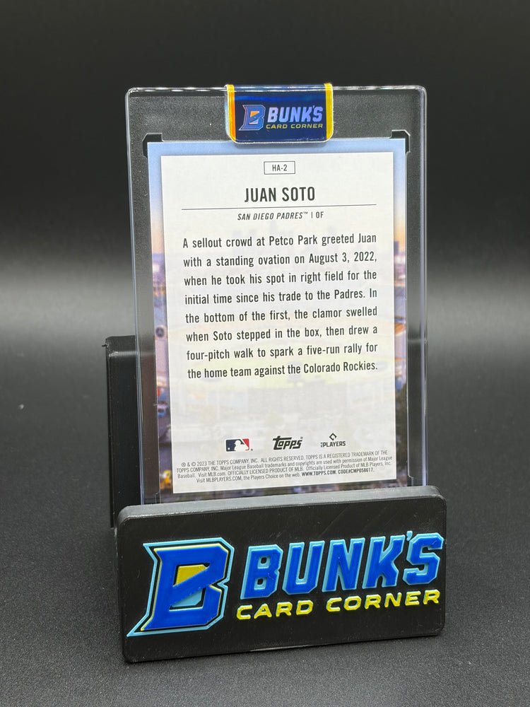 2023 Juan Soto Topps Home Field Advantage