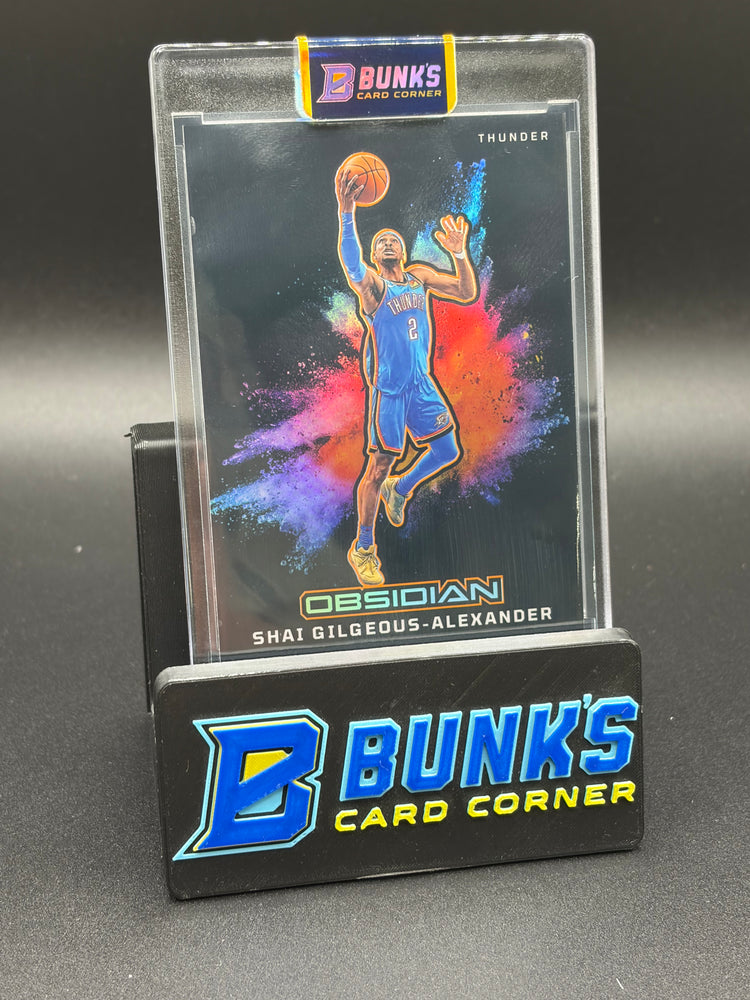 2024-25 Shai Gilgeous-Alexander Obsidian Panini Color Blast