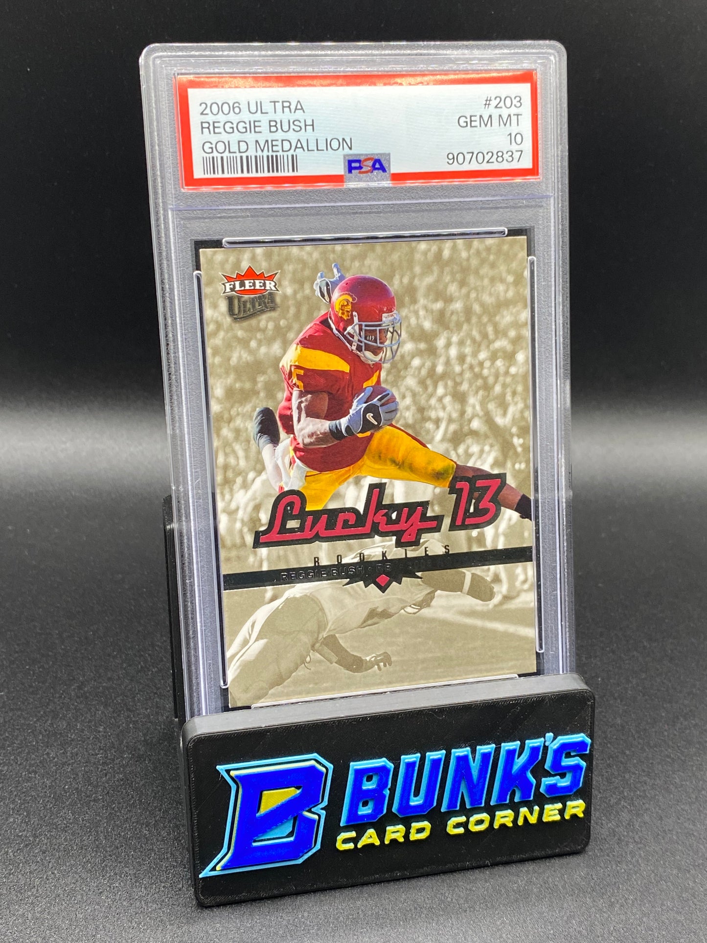 2006 Reggie Bush Gold Medallion PSA 10