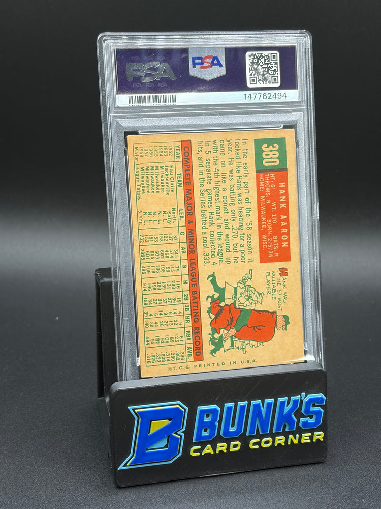 1959 Hank Aaron Topps PSA 4