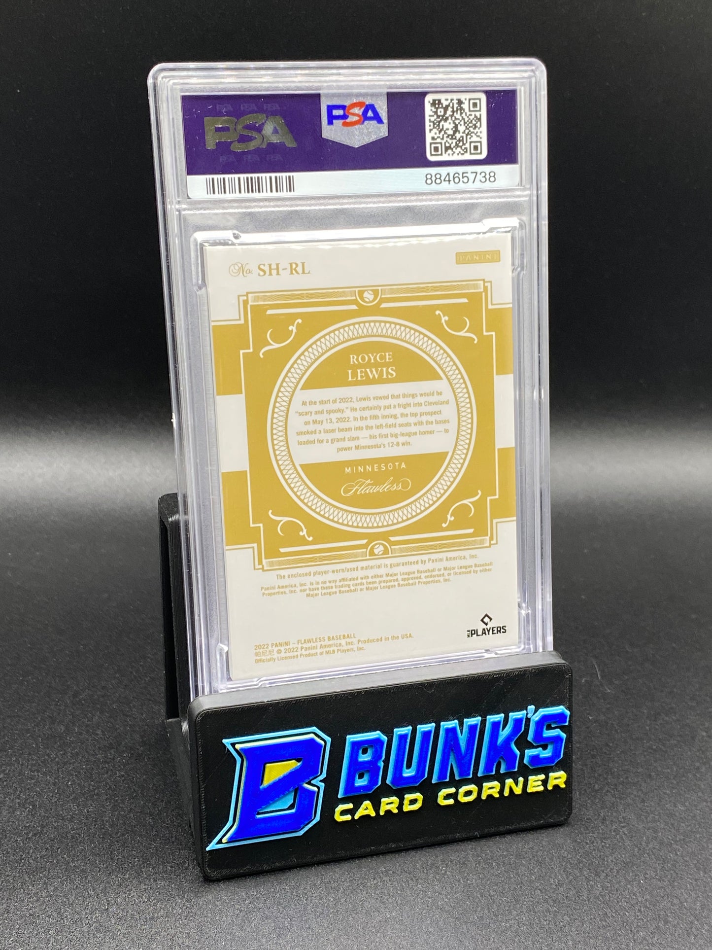 2022 Royce Lewis Showcase Relics Ruby PSA 10