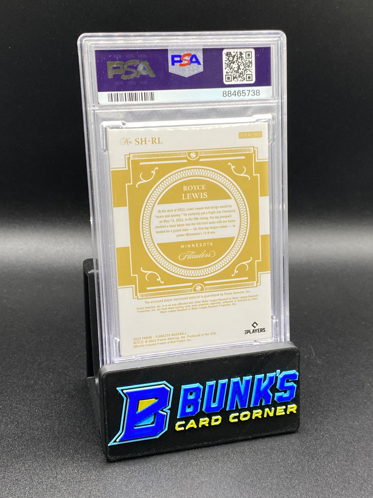 2022 Royce Lewis Showcase Relics Ruby PSA 10