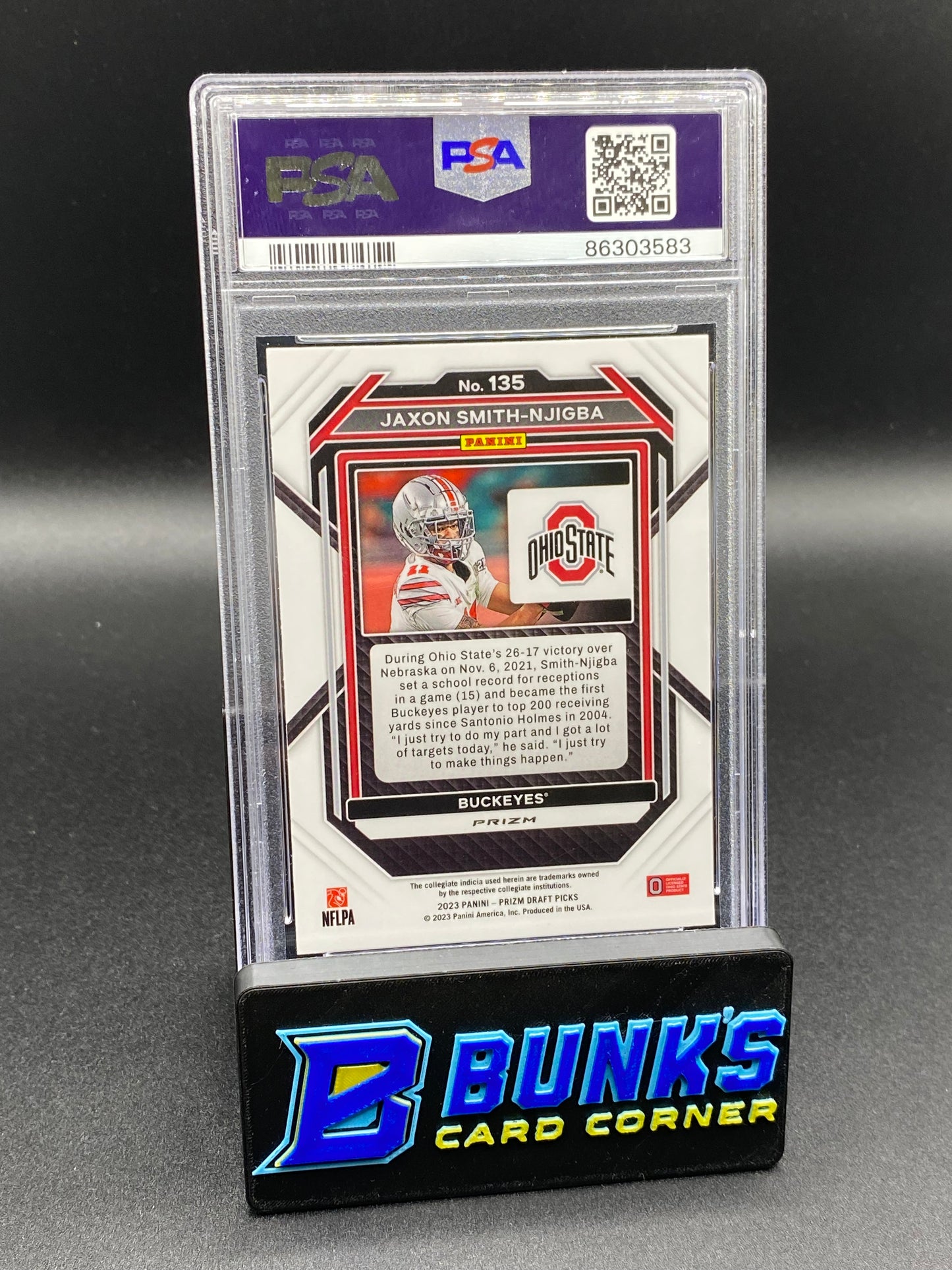 2023 Jaxon Smith-Njigba Red Ice PSA 10