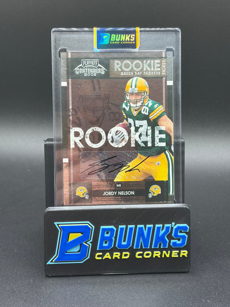 2008 Jordy Nelson Playoff Contenders Rookie Ticket Auto RC