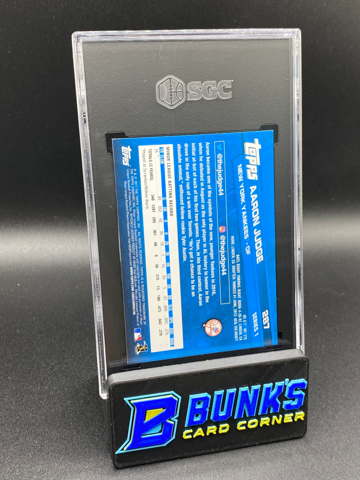 2017 Aaron Judge SGC 9