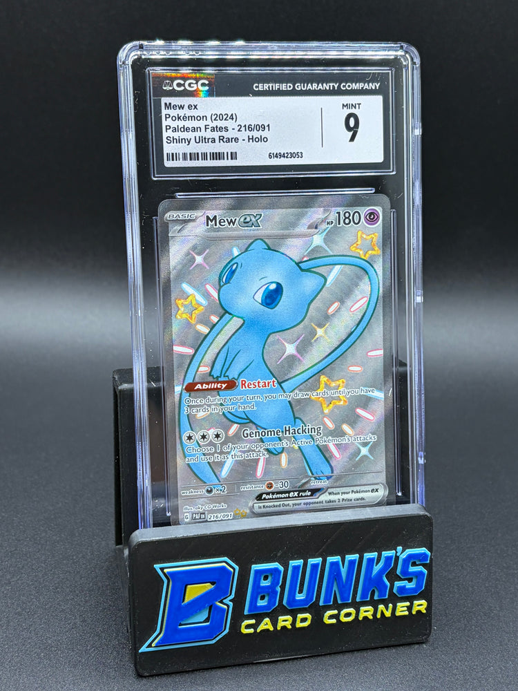 Mew ex Shiny Ultra Rare Holo CGC 9