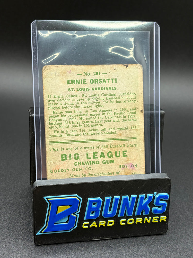 1933 Ernie Orsatti Goudey RC