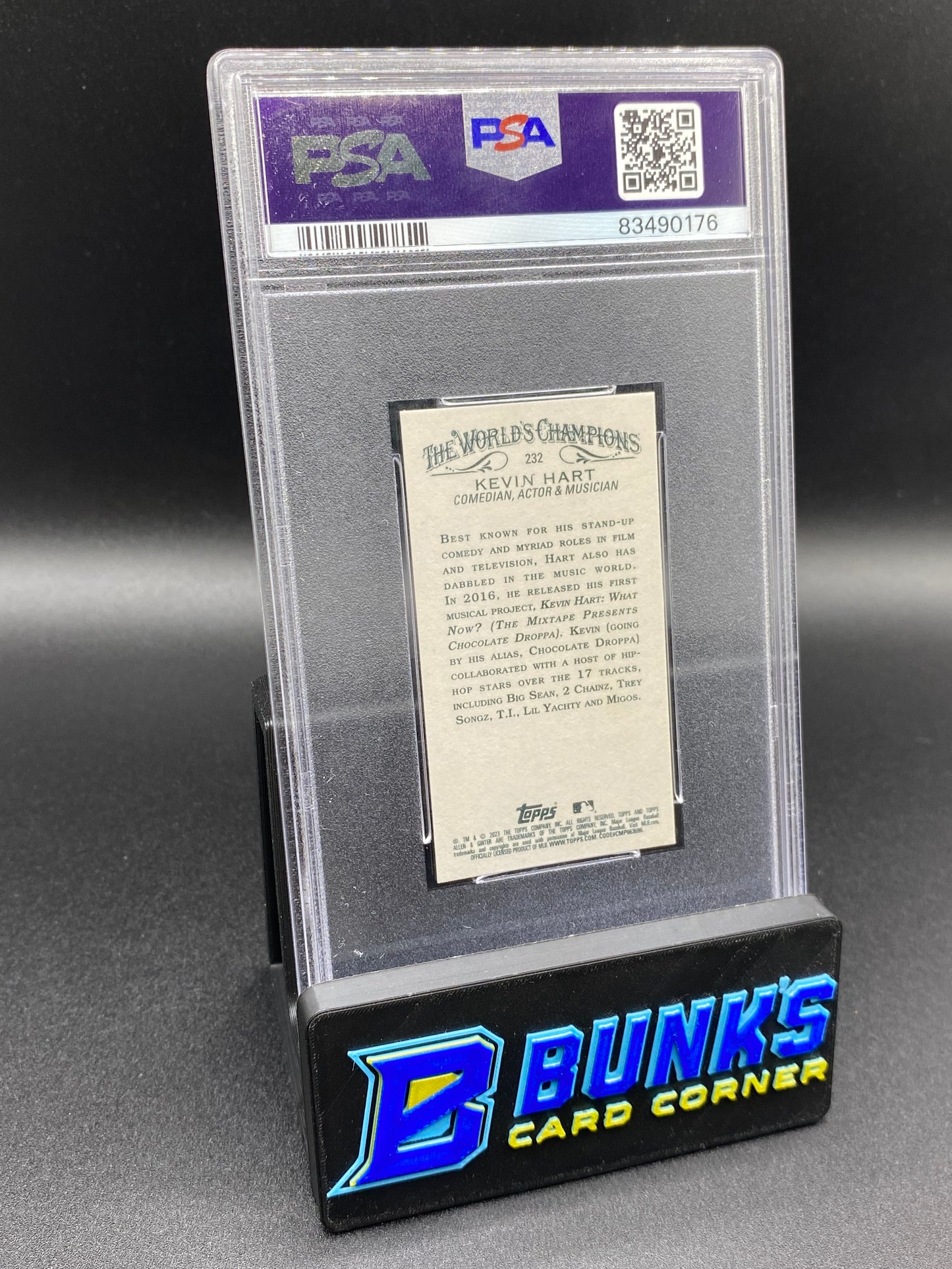 2023 Kevin Hart Mini-Black Border PSA 9