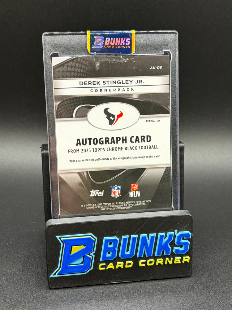 2025 Derek Stingley Jr Auto Chrome 9/299