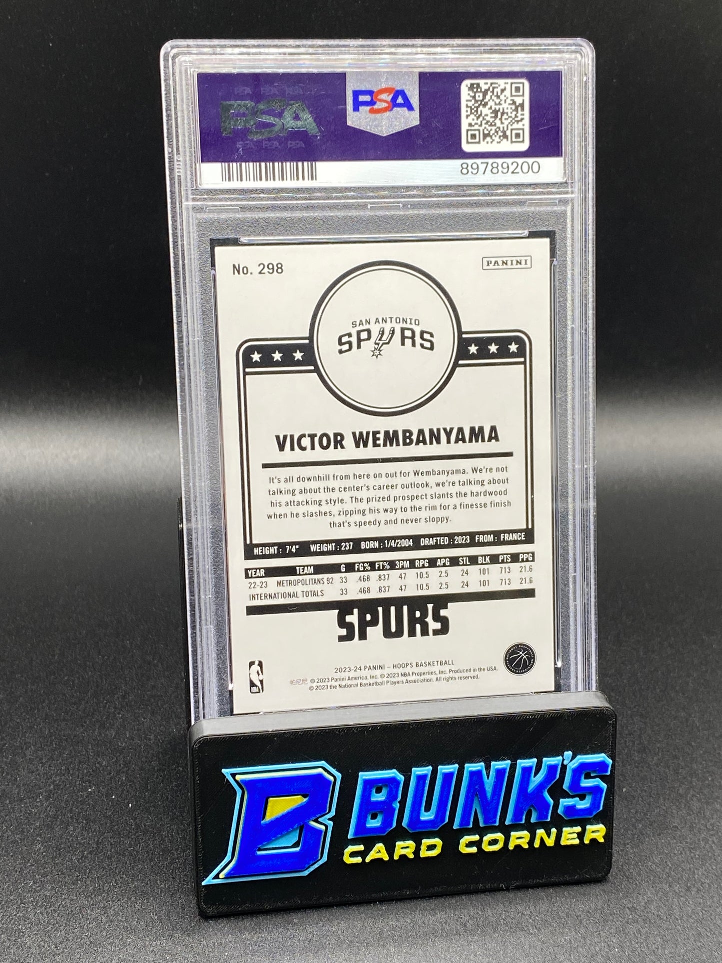2023 Victor Wembanyama PSA 10