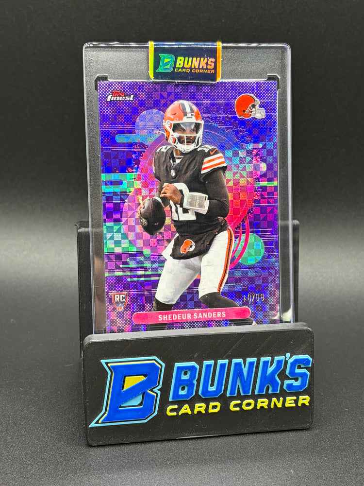 2025 Shedeur Sanders Topps Finest 10/99 RC