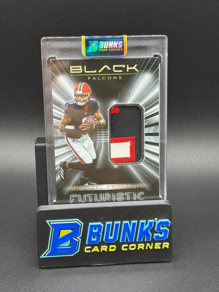 2025 Michael Penix Jr Black Panini Patch Futuristic 7/10