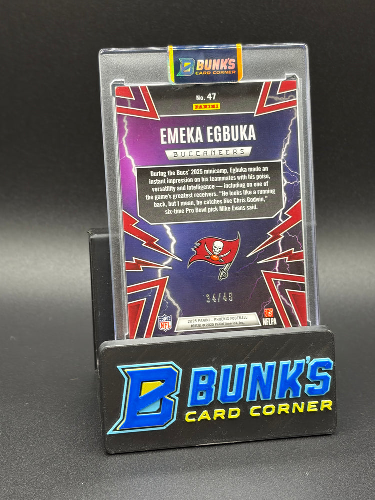 2025 Emeka Egbuka Phoenix Panini Green Velocity RC 34/49