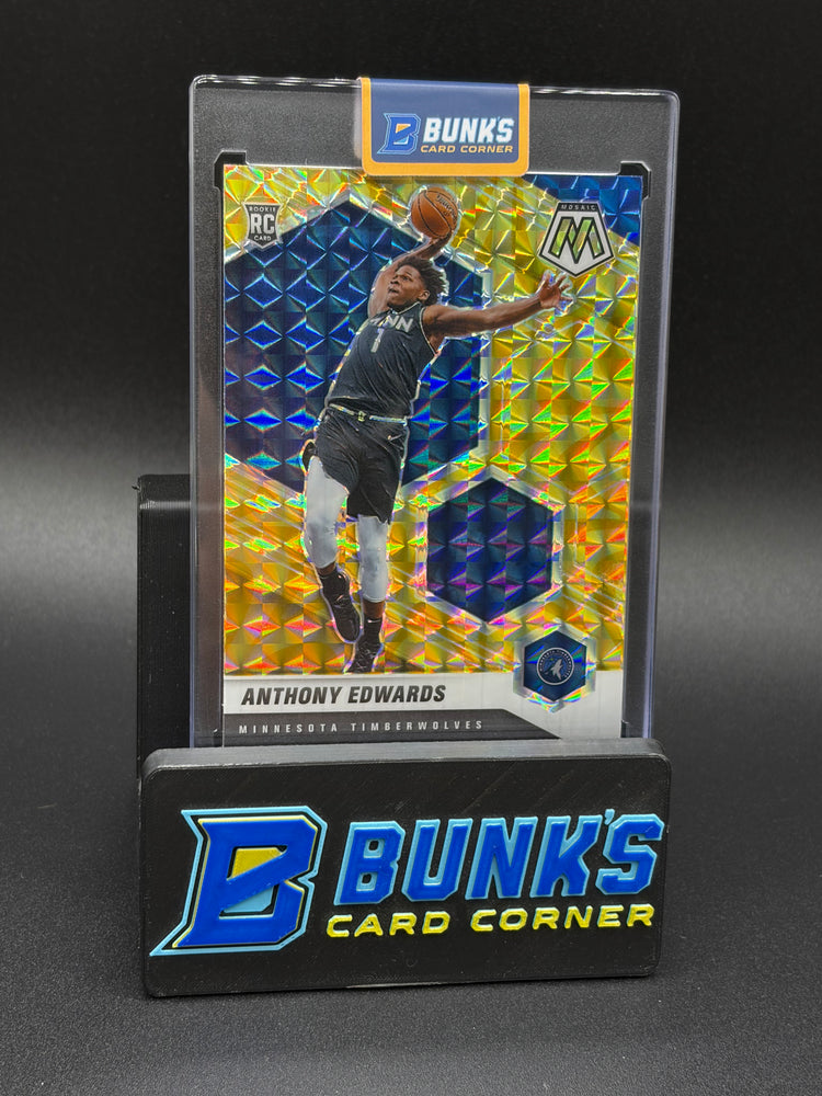 2020-21 Anthony Edwards Mosaic Panini Yellow Reactive RC