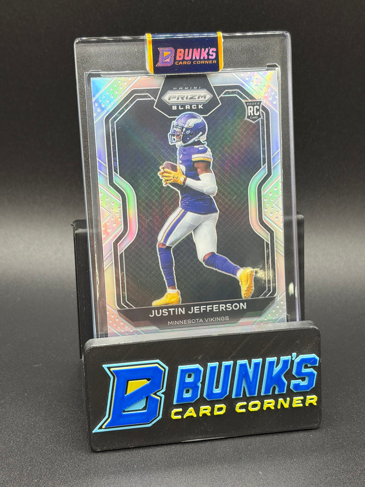 2020 Justin Jefferson Chronicles Prizm Black Panini Silver RC