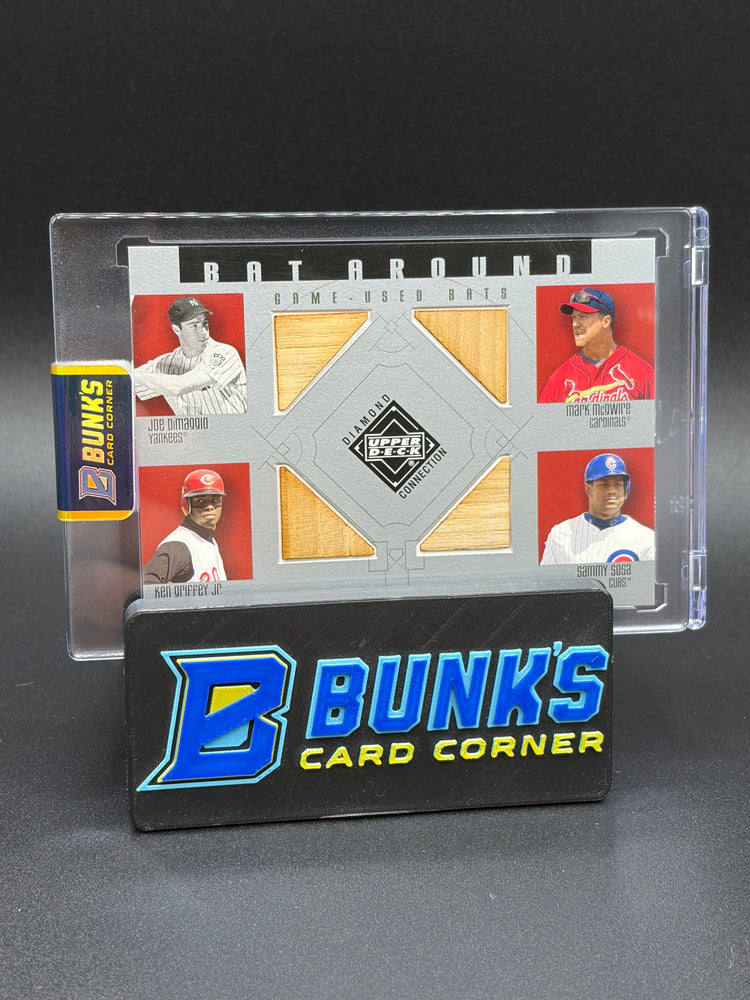 2002 Joe DiMaggio & Mark McGwire & Ken Griffey Jr & Sammy Sosa Bat Around Upper Deck