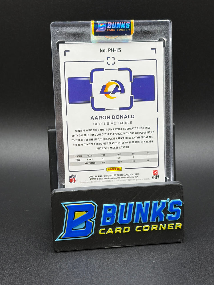 2022 Aaron Donald Chronicles Photogenic Panini 4/25