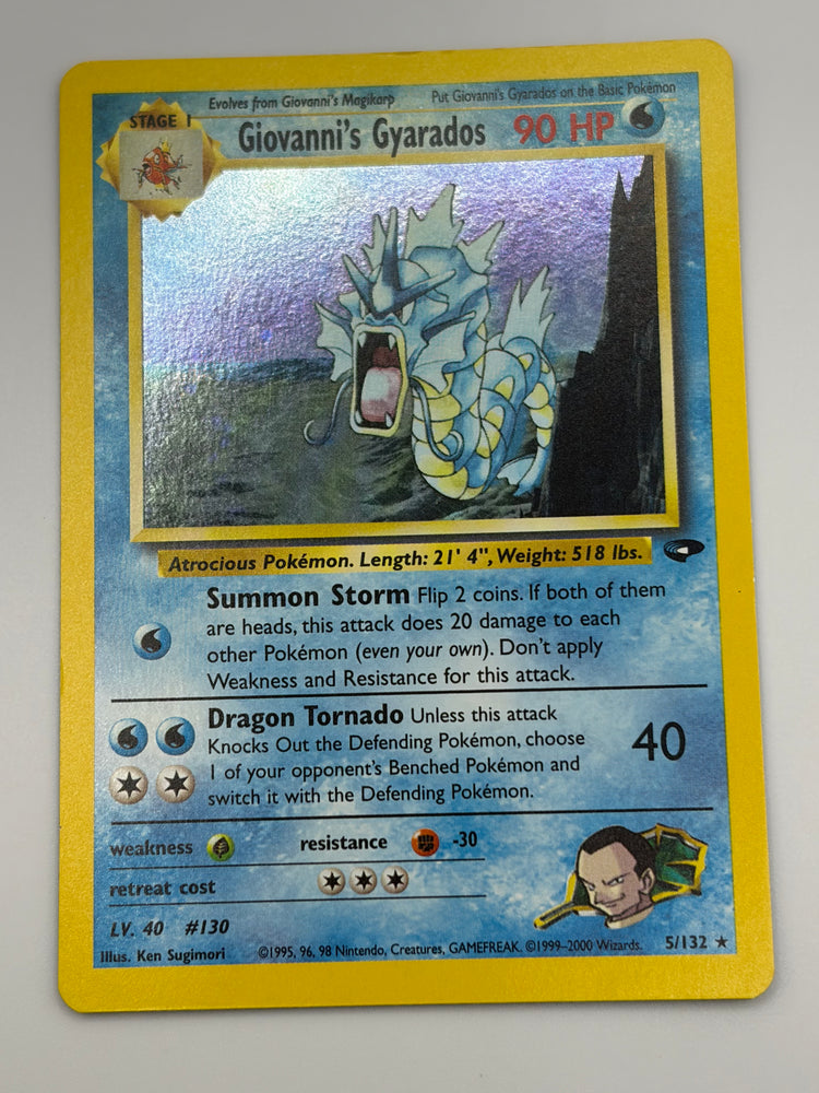 Giovanni's Gyarados Holo Gym Challenge VLP