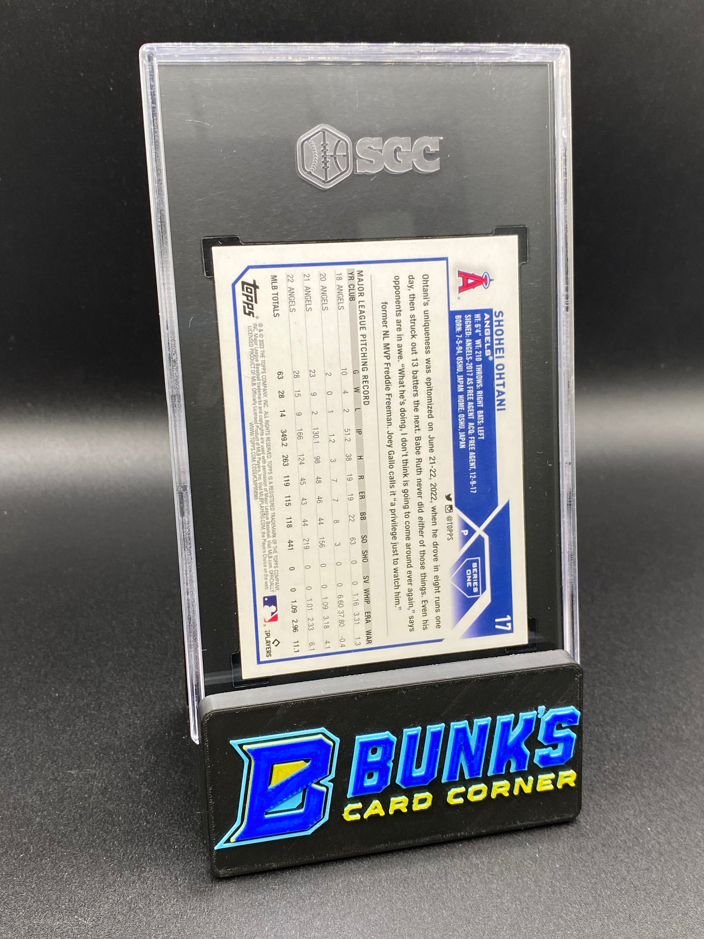 2023 Shohei Ohtani Gold Rainbow Foil SGC 9.5