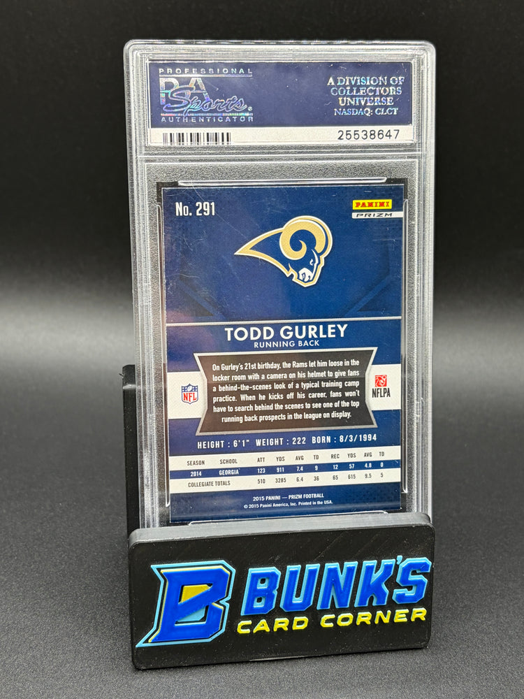 2015 Todd Gurley Violet Prizm PSA 10 RC