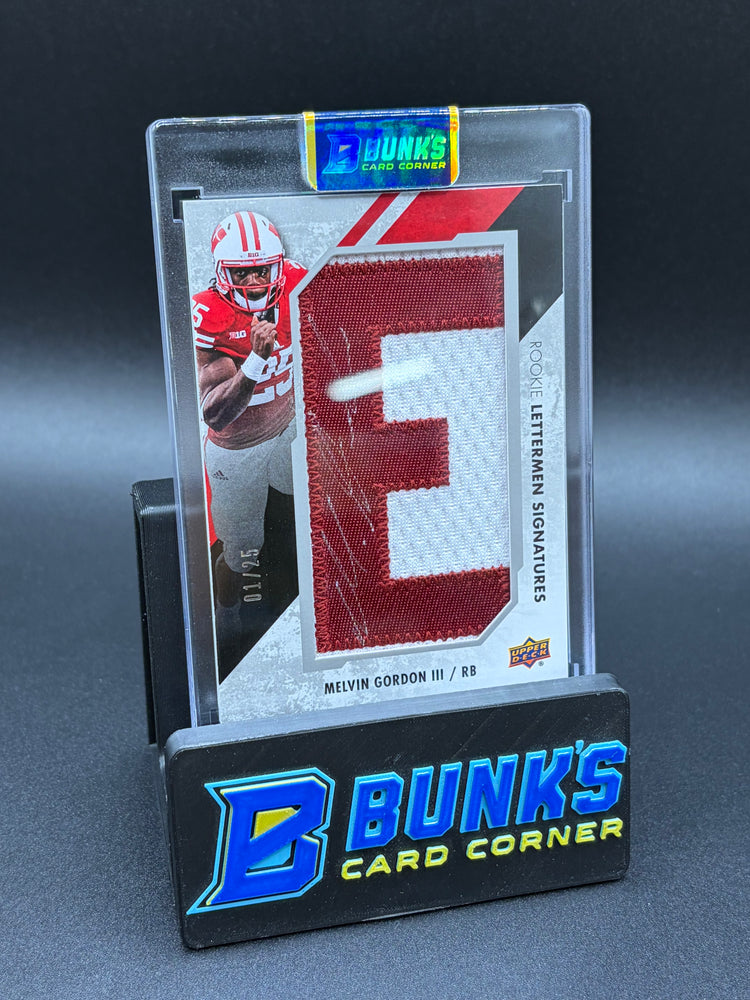 2015 Melvin Gordon III Upper Deck Rookie Letterman Auto 1/25