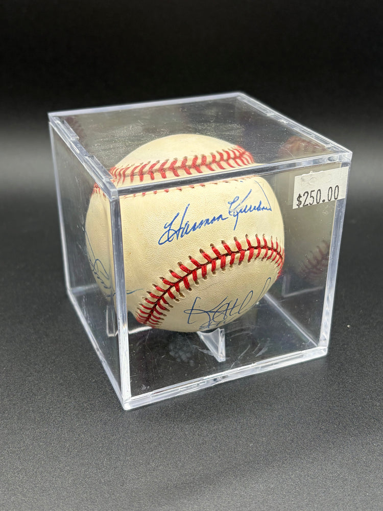 Kirby Puckett & Kent Hrbek & Harmon Killebrew Auto Blue Ink Baseball