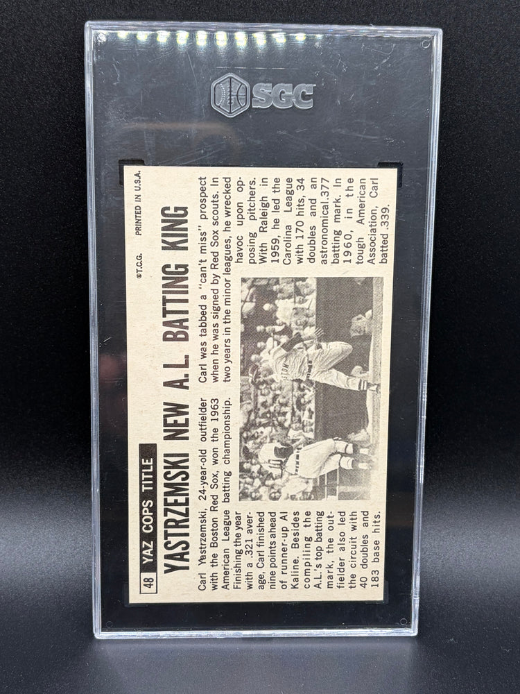 1964 Carl Yastrzemski Topps Giants SGC 7