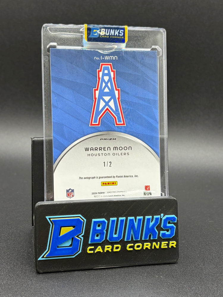 2024 Warren Moon Spectra Panini Icons Auto 1/2