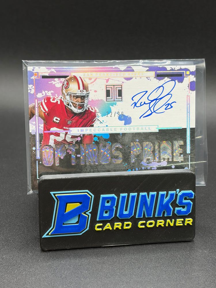 2025 Richard Sherman Impeccable Panini Optimus Prime 22/99