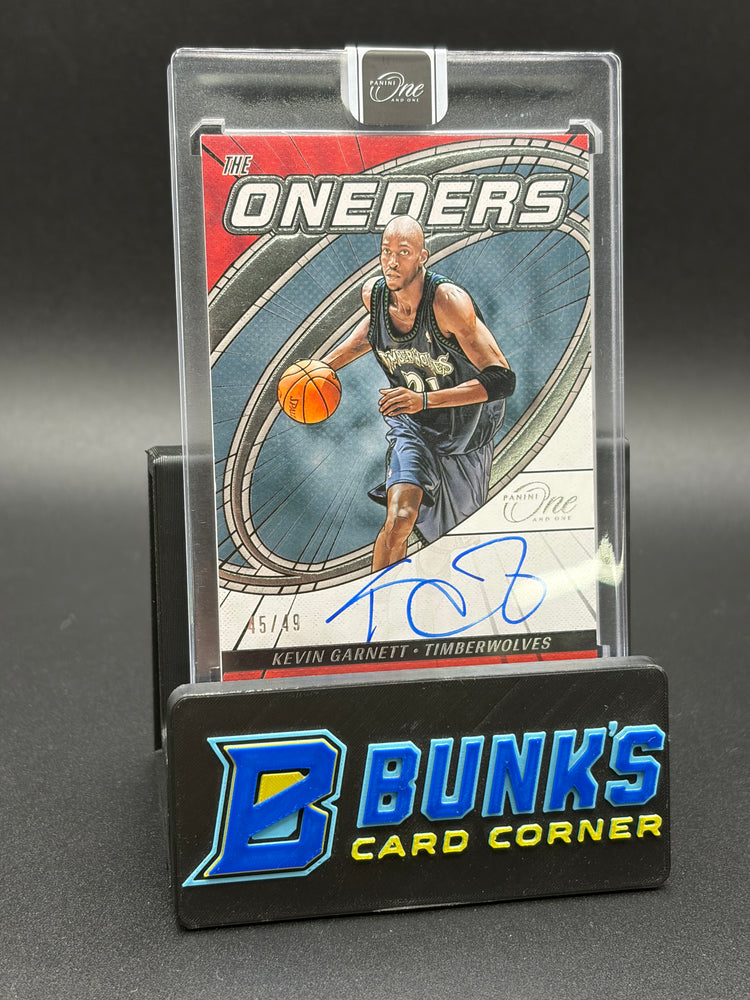 2023-24 Kevin Garnett One and One Panini Auto 45/49