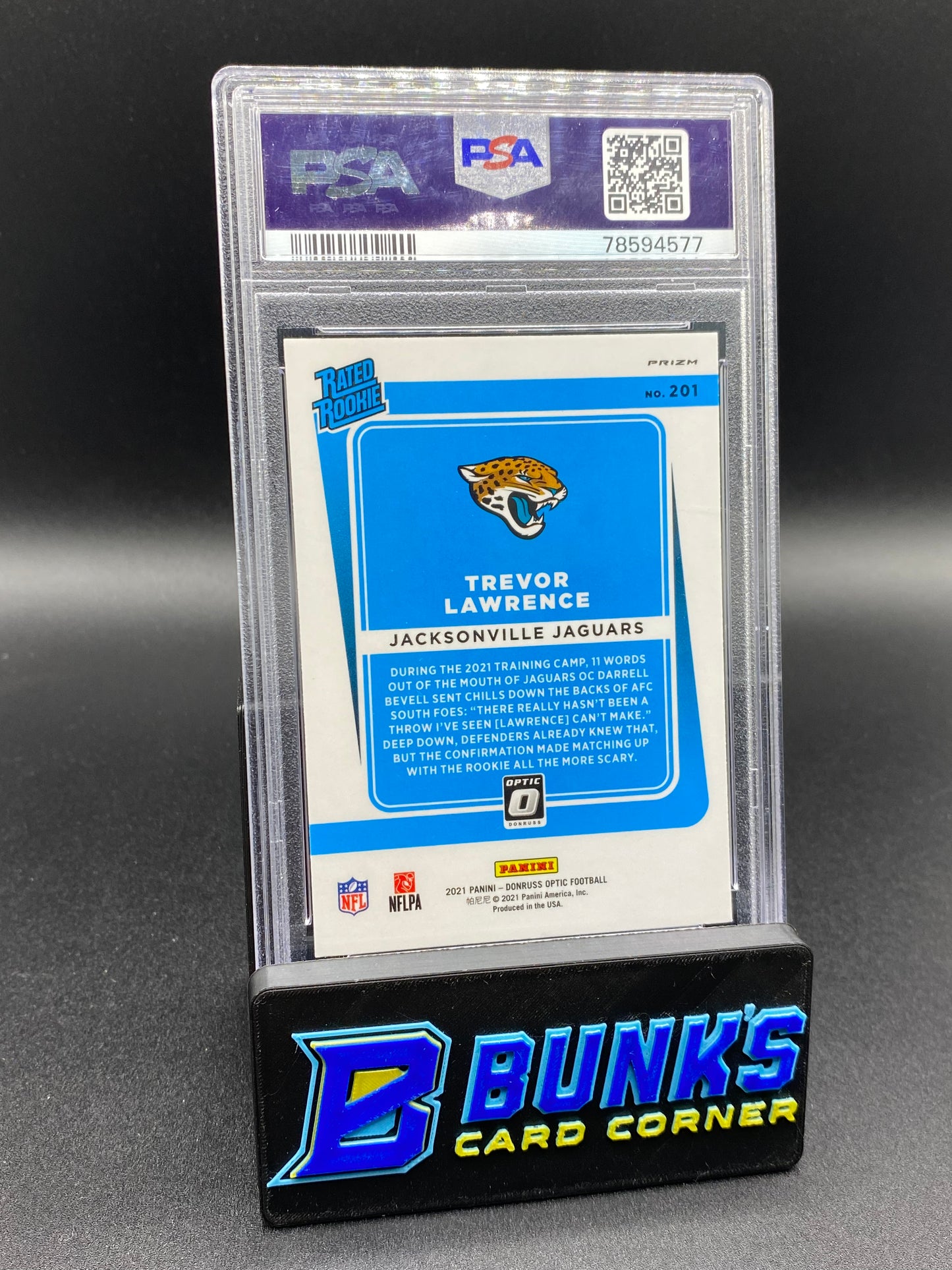 2021 Trevor Lawrence Stars PSA 10