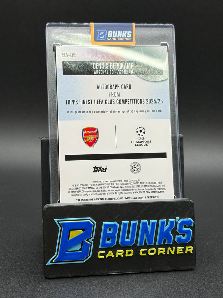 2026 Dennis Bergkamp Auto Topps Finest
