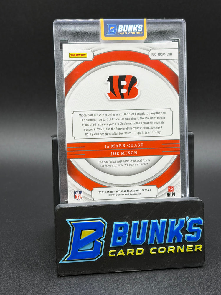 2023 Ja'Marr Chase & Joe Mixon Dual Patch National Treasure 86/99