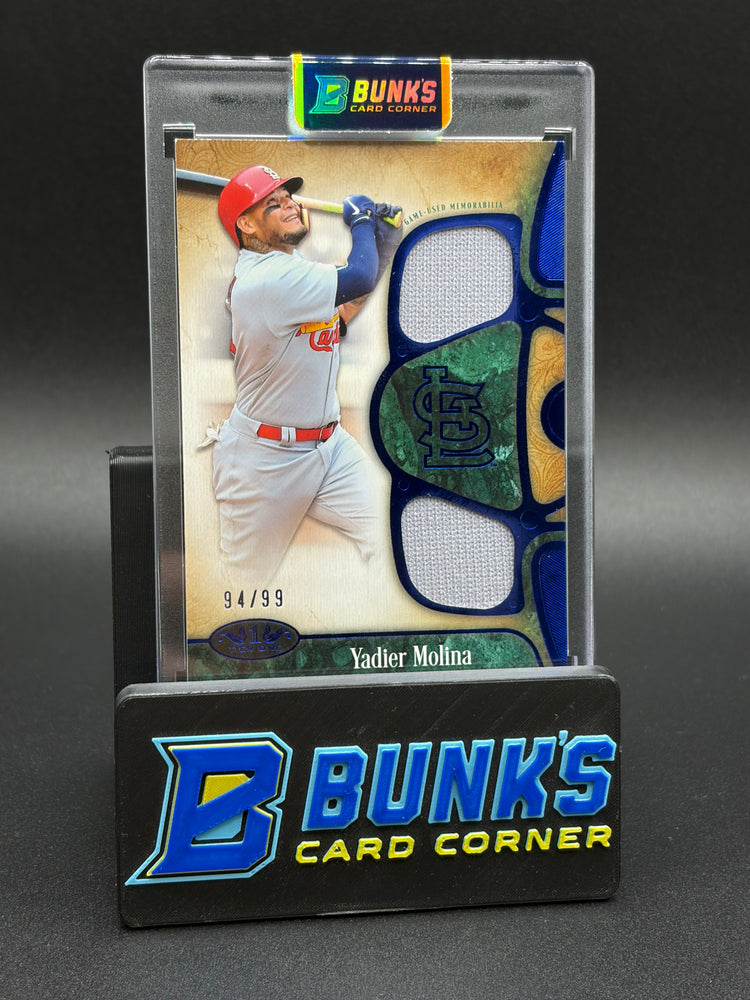 2026 Yadier Molina Tuer One Game used Dual Jersey 94/99