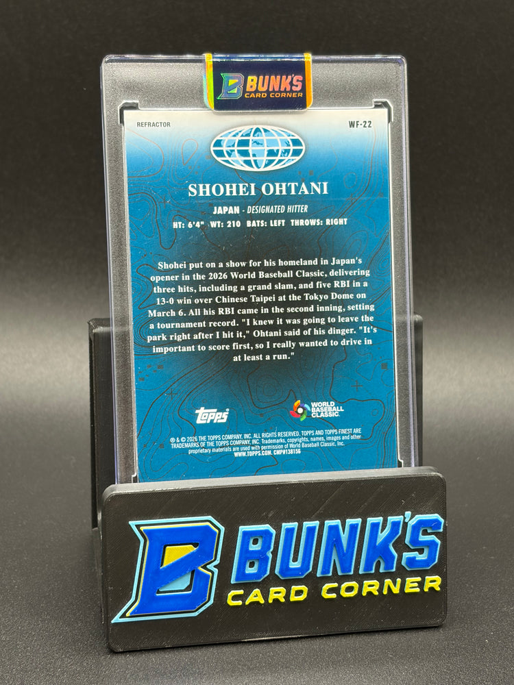 2026 Shohei Ohtani Topps Finest World's Finest Refractor SP