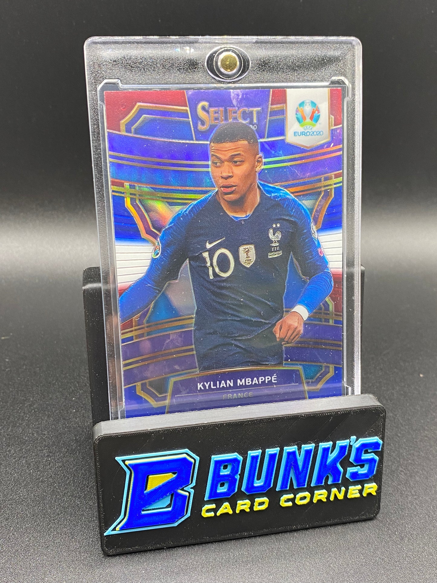 2020 Kylian Mbappe Red/Blue/White Prizm