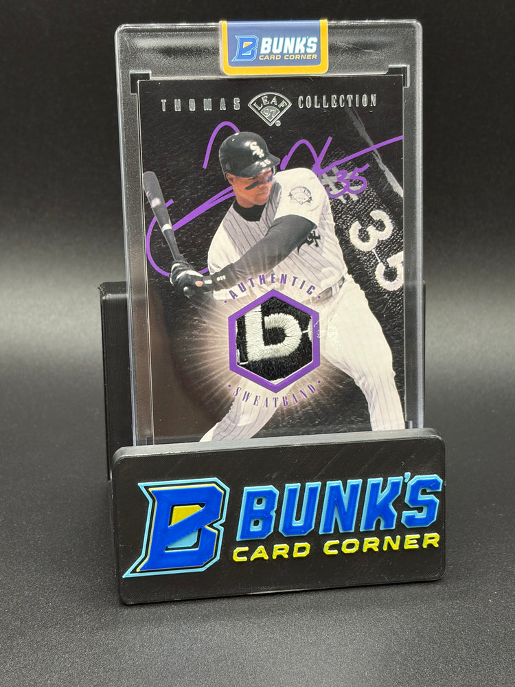 1997 Frank Thomas Game Used Sweatband 44/100