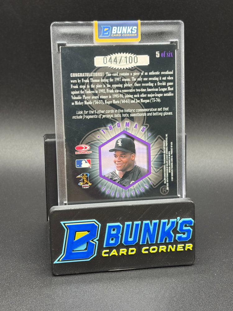 1997 Frank Thomas Game Used Sweatband 44/100