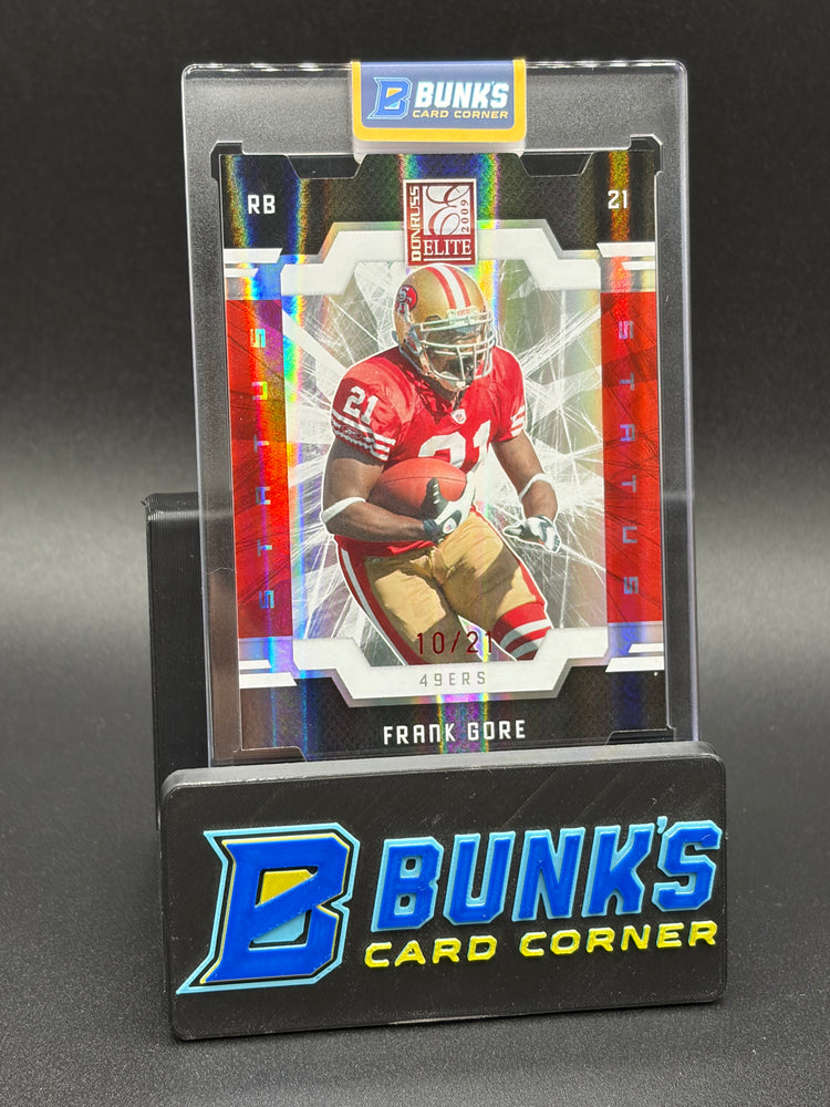 2009 Frank Gore Die Cut Elite Donruss 10/21