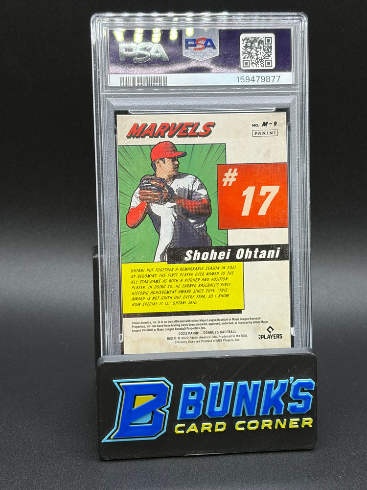 2022 Shohei Ohtani Marvels Silver PSA 10 287/349