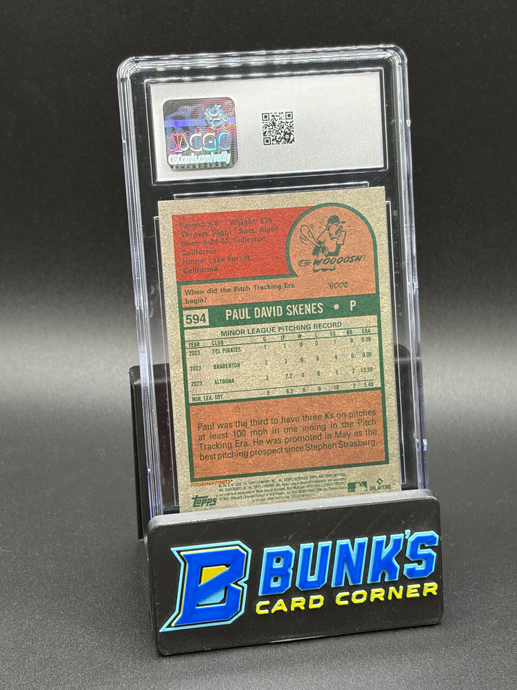 2024 Paul Skenes Topps Heritage High Number RC