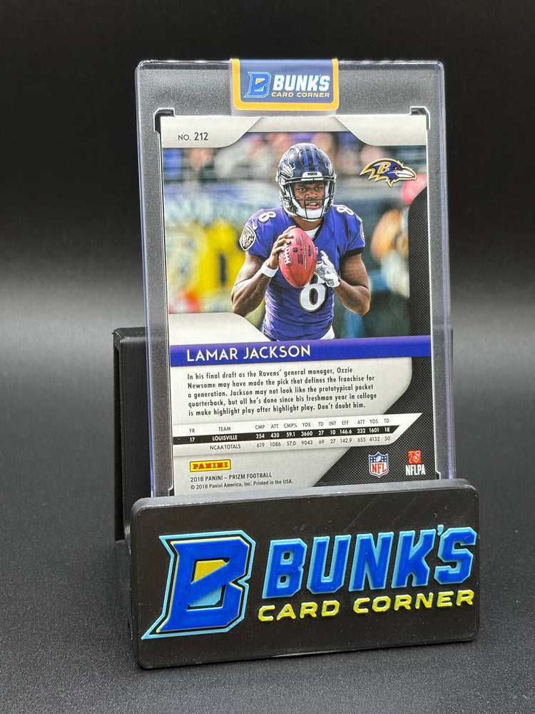 2018 Lamar Jackson Prizm Rookie Silver RC