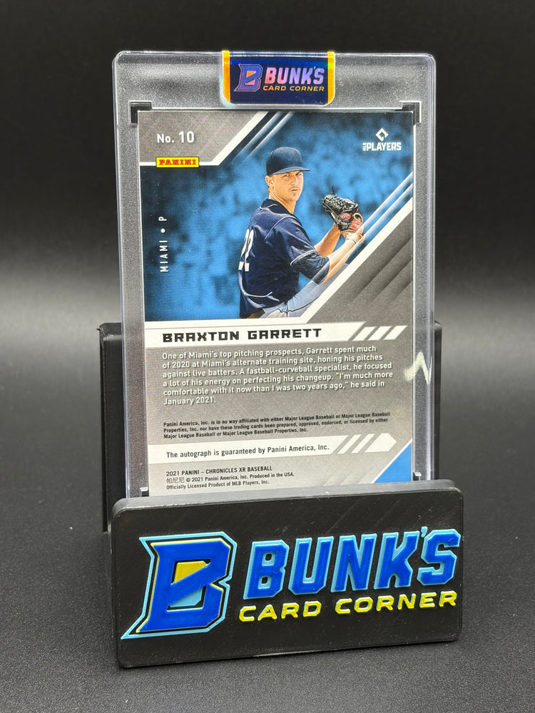 2021 Braxton Garrett Chronicles Auto XR RC 1/1