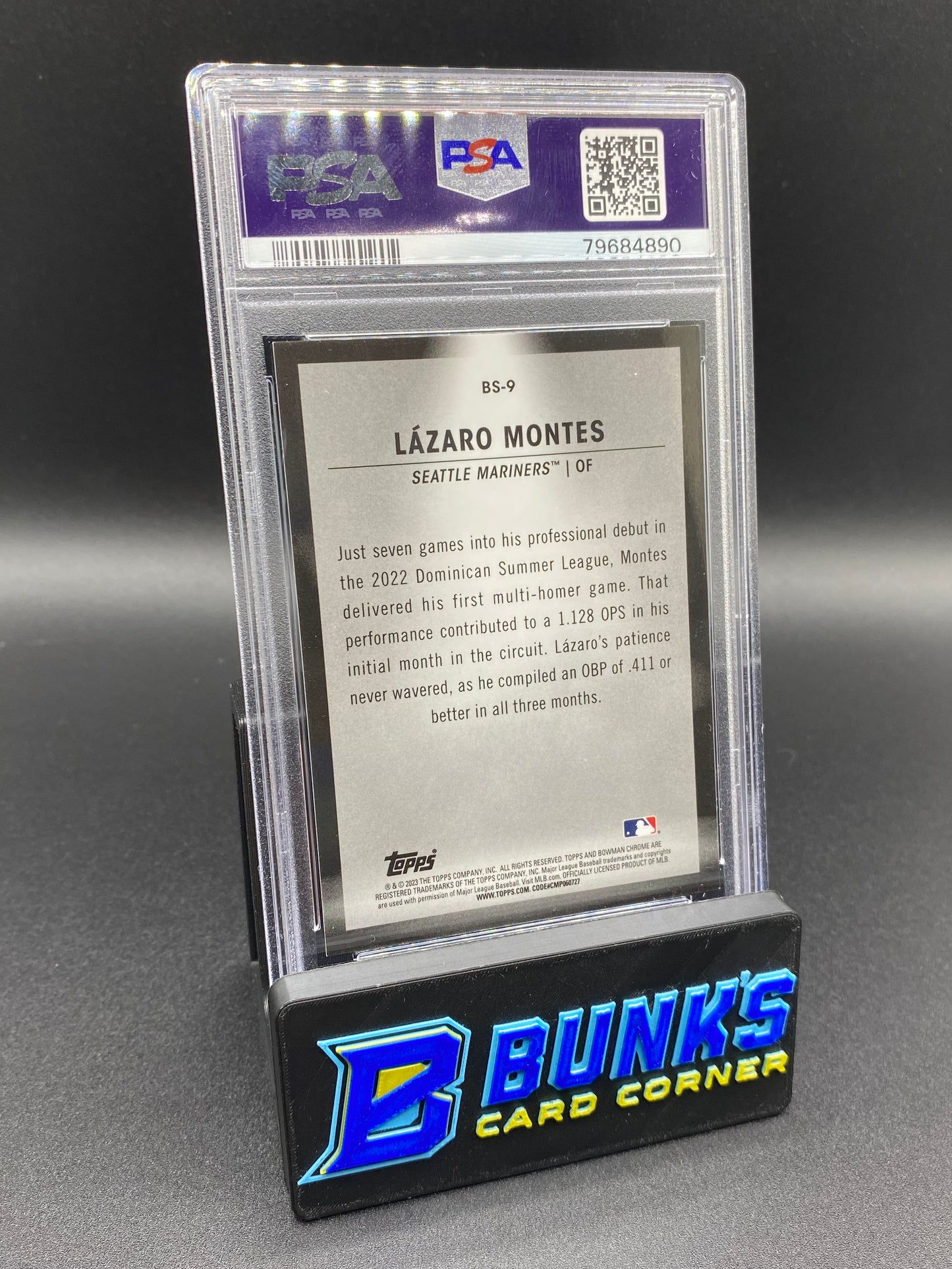 2023 Lazaro Montes Spotlights-Green Ref. PSA 9