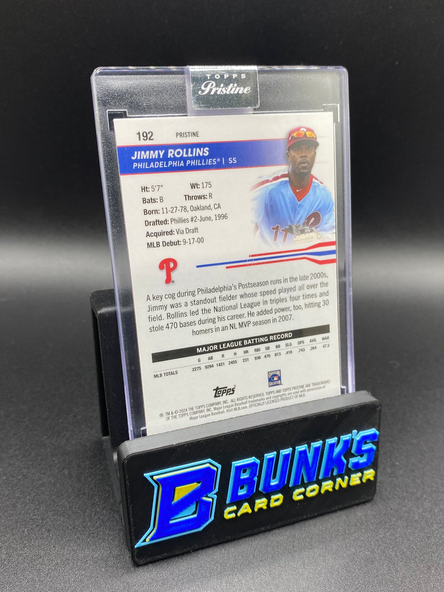 2024 Jimmy Rollins Orange Ref. 5/25