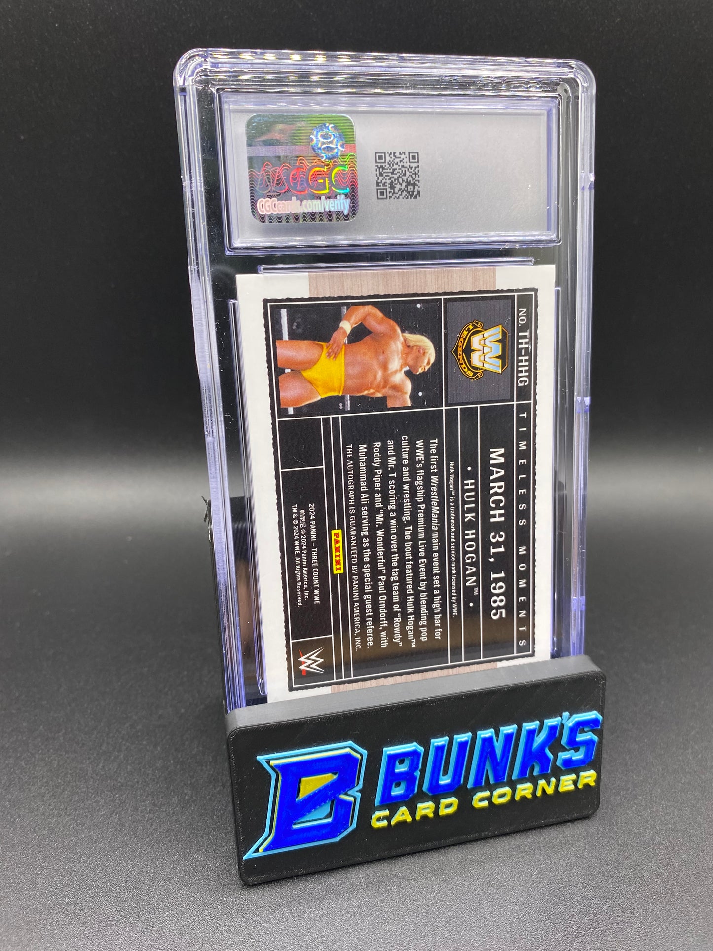 2024 Hulk Hogan Auto CGC Authentic