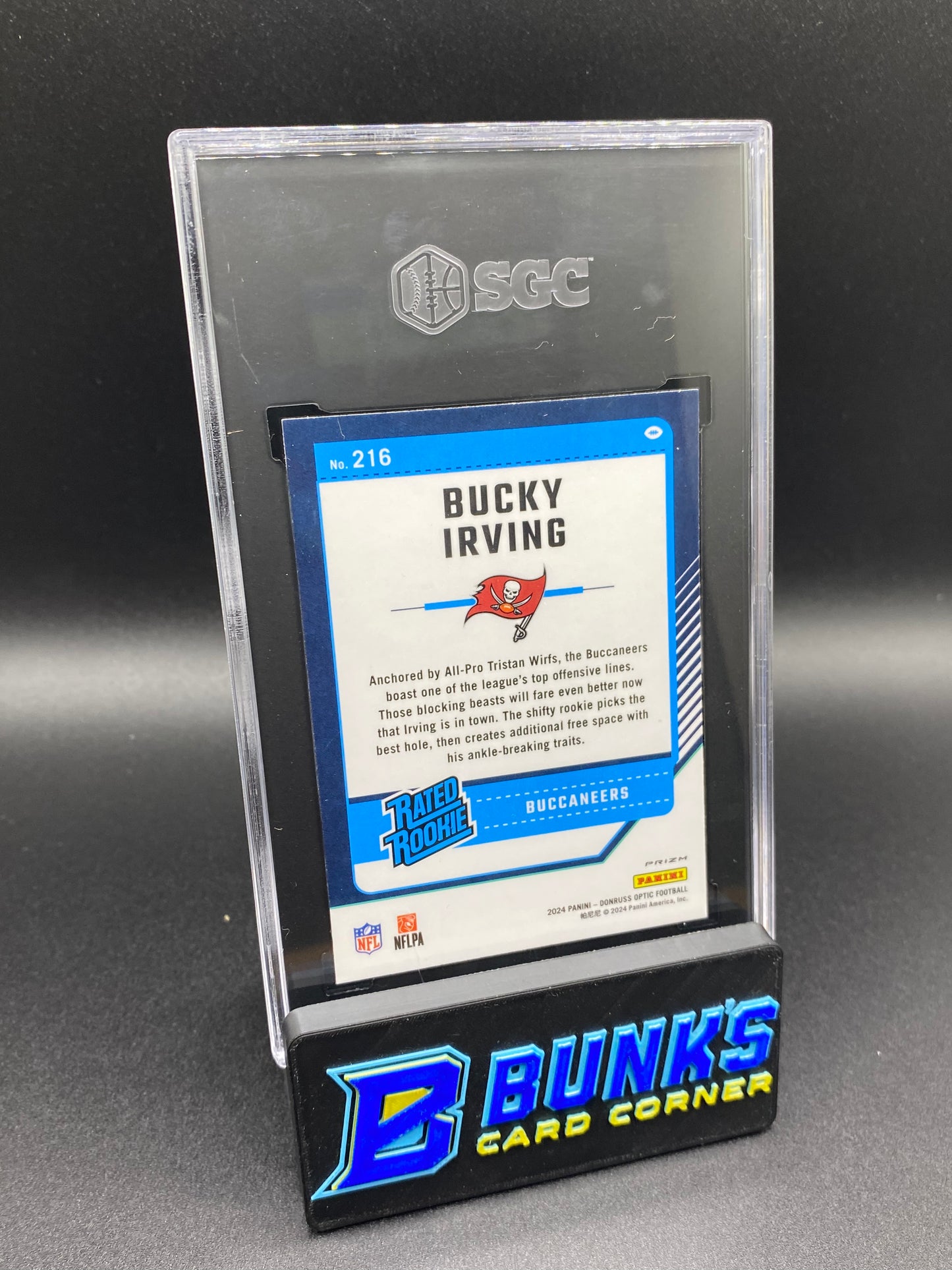 2024 Bucky Irving Green Velocity Prizm SGC 10