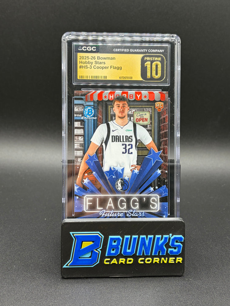 2025-26 Cooper Flagg Hobby Stars CGC Pristine 10 RC