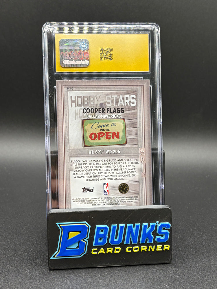 2025-26 Cooper Flagg Hobby Stars CGC Pristine 10 RC