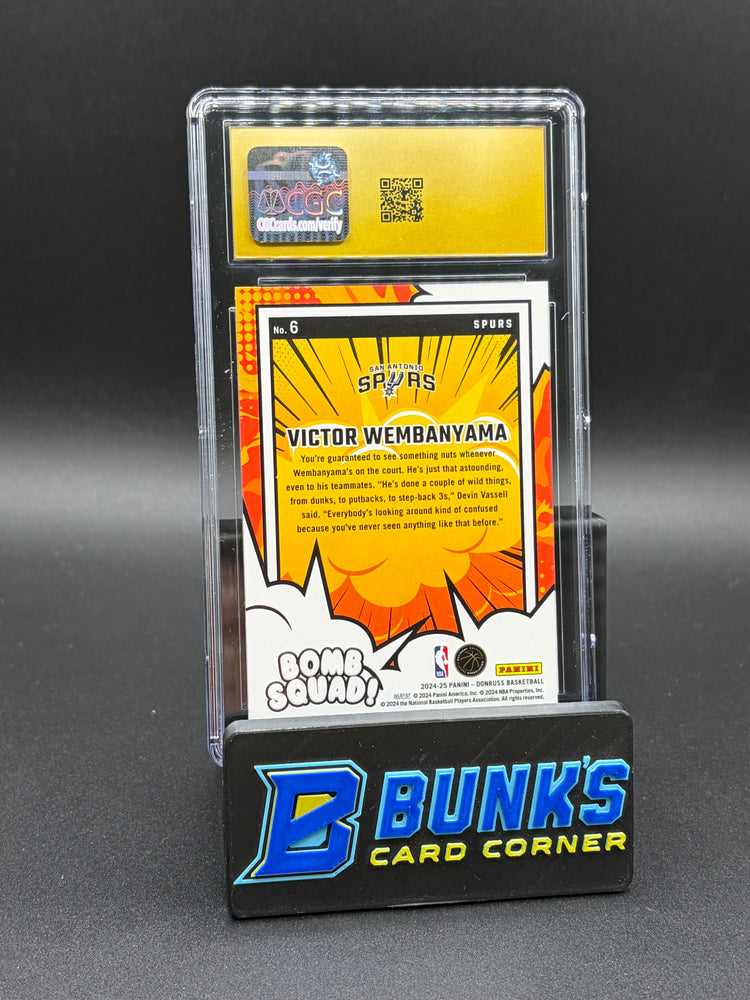 2024-25 Victor Wembanyama Bomb Squad CGC Pristine 10